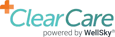 ClearCare logo for personal care services at home.